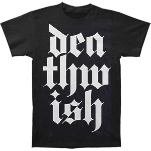 Deathwish Inc. Stacked Logo Black T-shirt