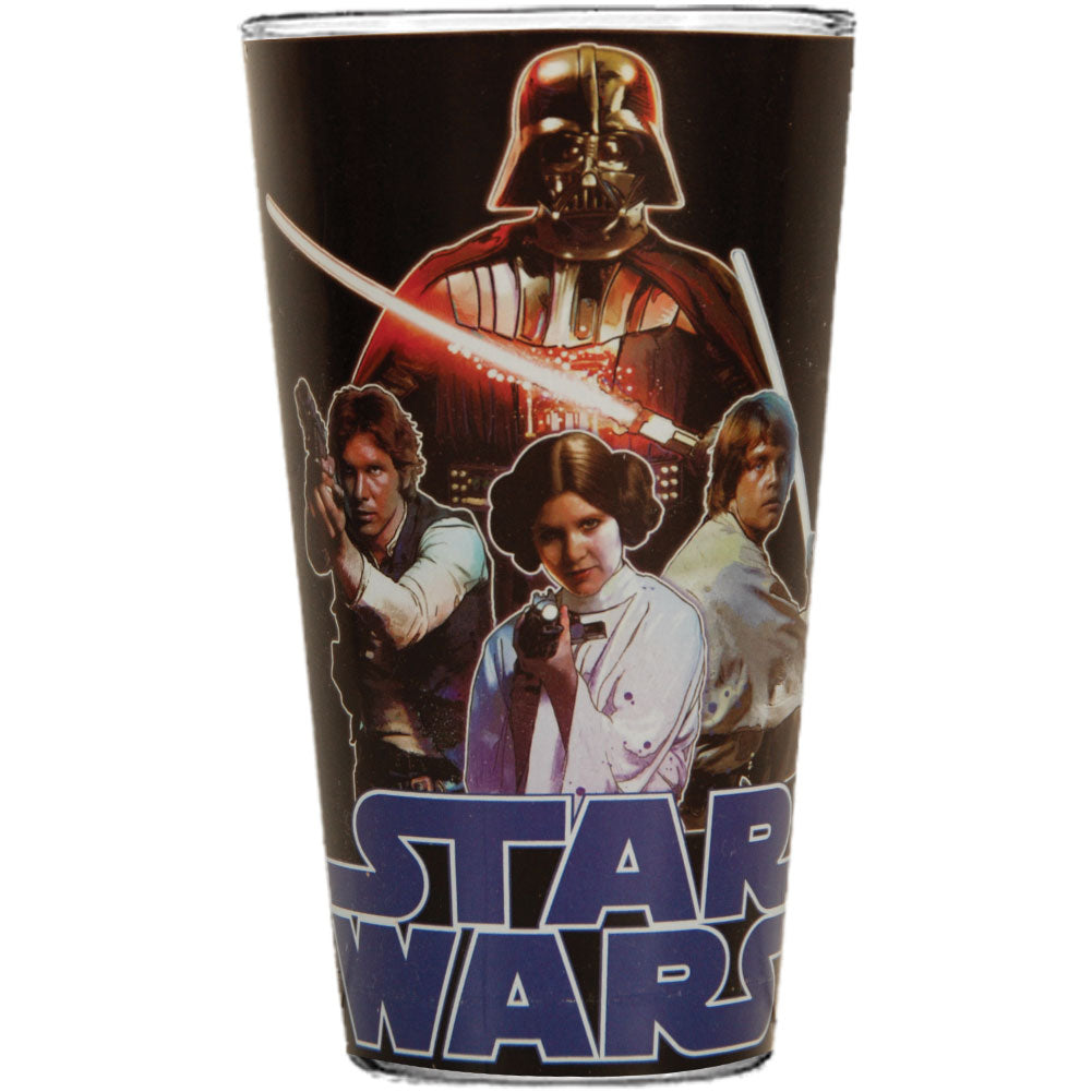 Star Wars Characters Pint Glass Front