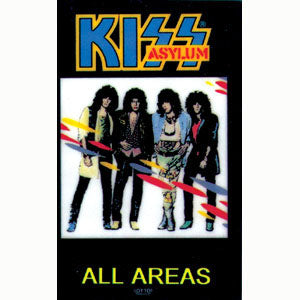 KISS Laminated Backstage Pass Front