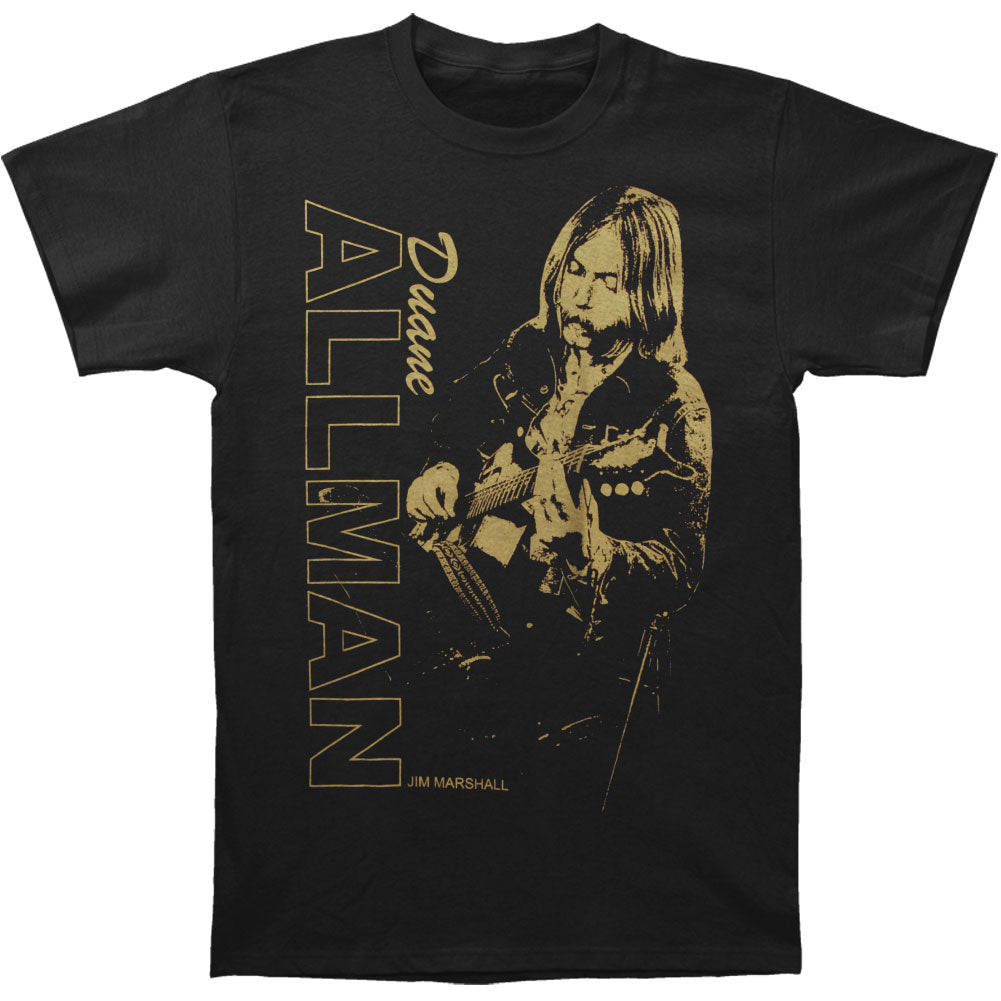 Allman Brothers Duane Allman Guitar Player Vintage T-shirt Front