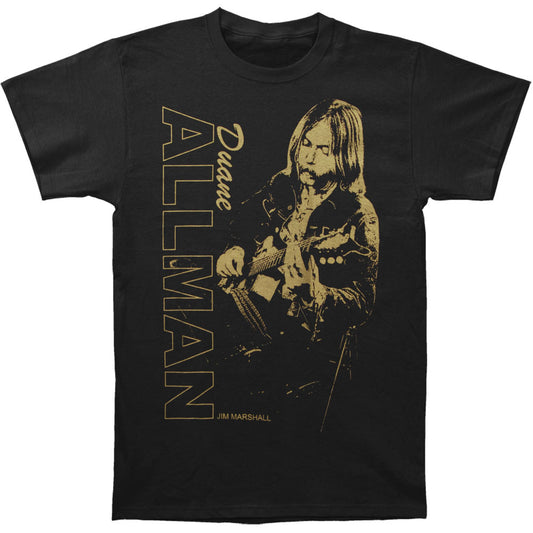 Allman Brothers Duane Allman Guitar Player Vintage T-shirt Front