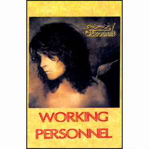 Ozzy Osbourne Laminated Backstage Pass Front