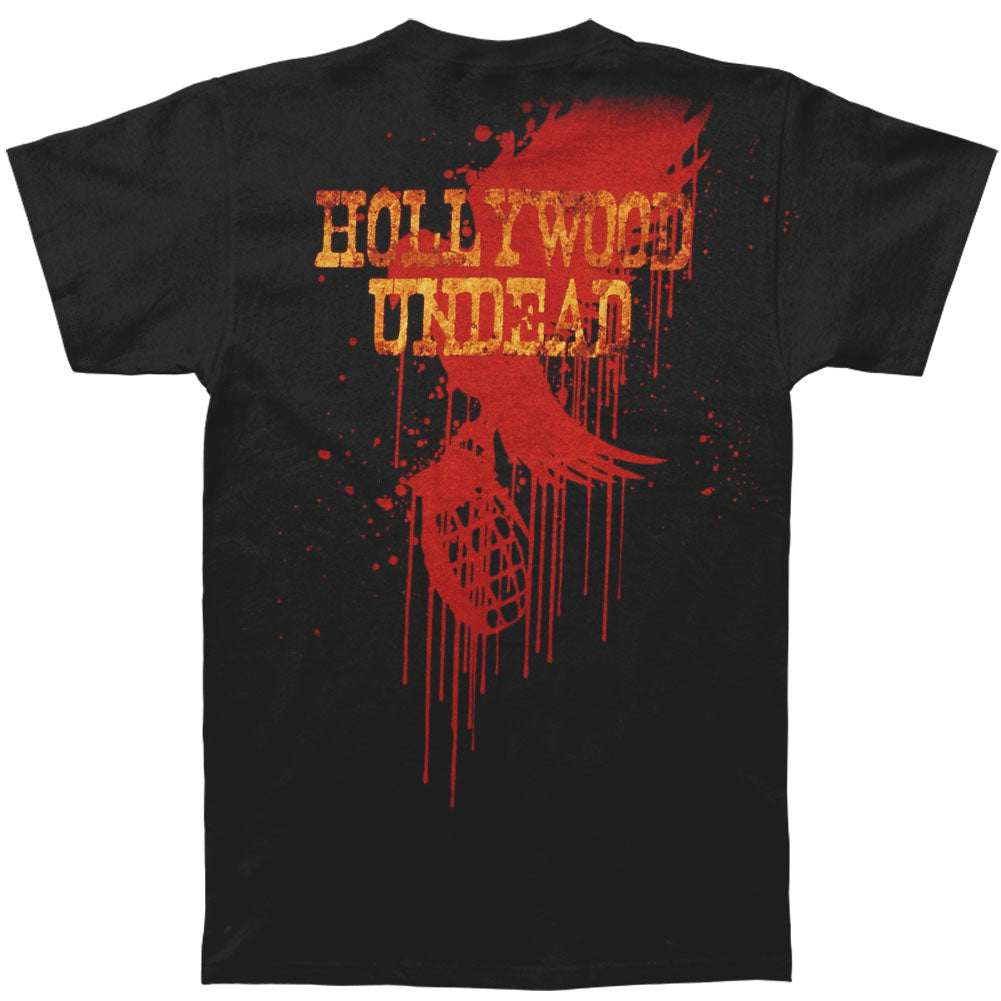 Hollywood Undead Wanted D.O.A. T-shirt Back