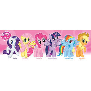 My Little Pony Group Slim Print Poster