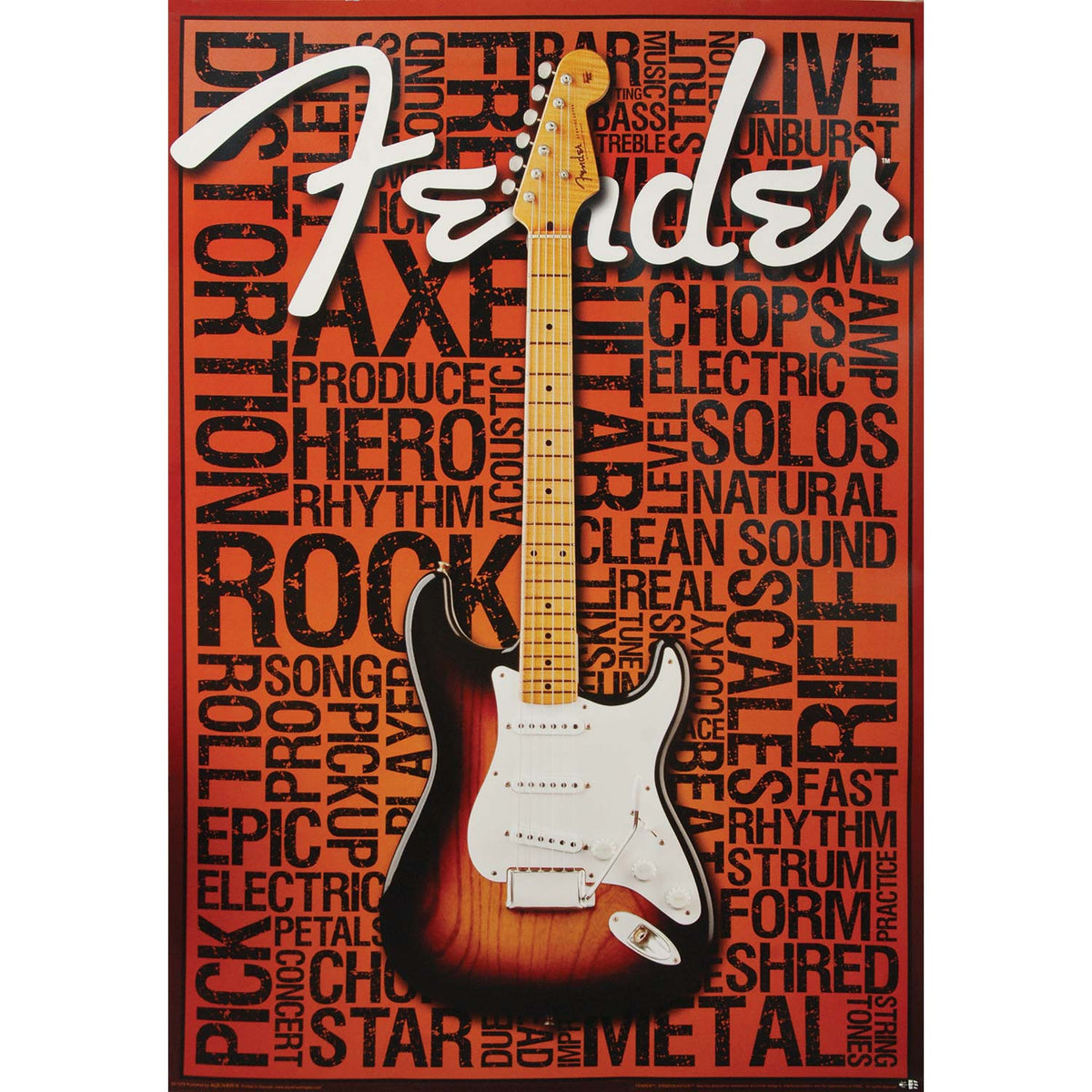 Fender Words Domestic Poster Front