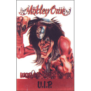 Motley Crue Laminated Backstage Pass Front