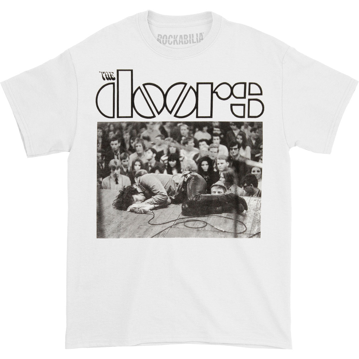 Doors Jim On Floor Slim Fit T-shirt Front