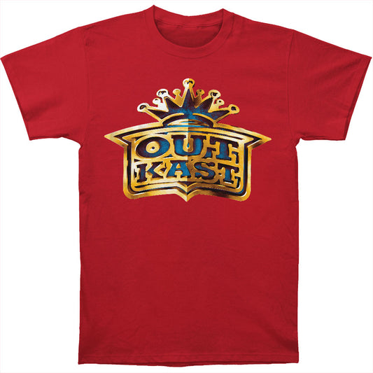 Outkast Gold Crown Logo Mens T Slim Fit T-shirt Front