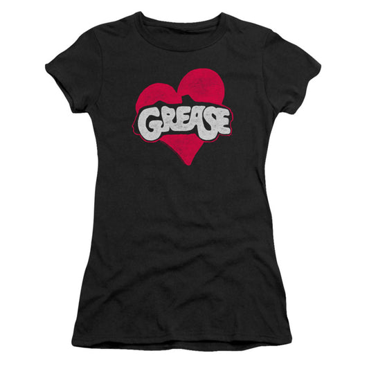 Grease Heart Cap Sleeve Junior Top