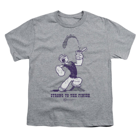 Popeye Strong To The Finish Youth T-shirt