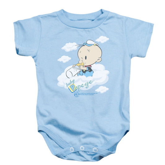 Popeye Baby Clouds Bodysuit Front