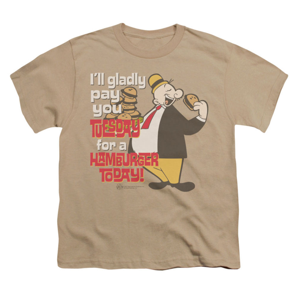 Popeye Tuesday Youth T-shirt