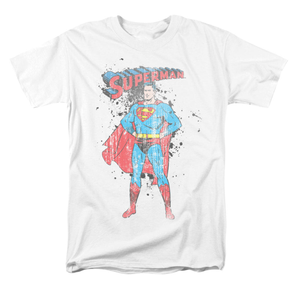 Superman Vintage Ink Splatter T-shirt