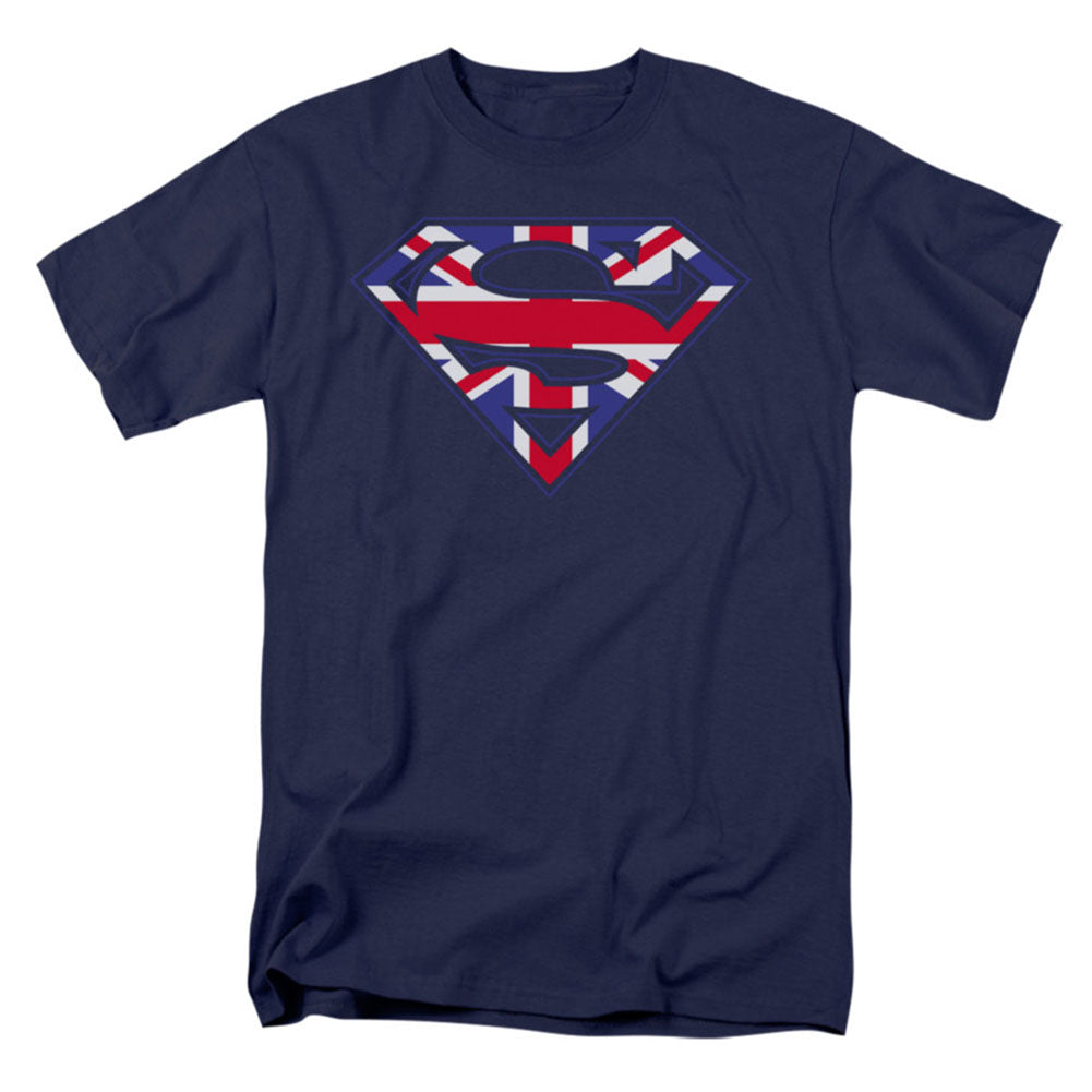 Superman Great Britian Shield T-shirt