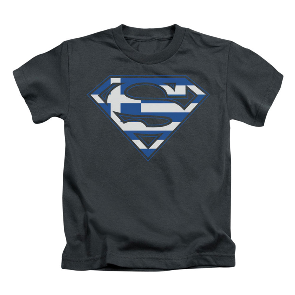 Superman Greek Shield Childrens T-shirt