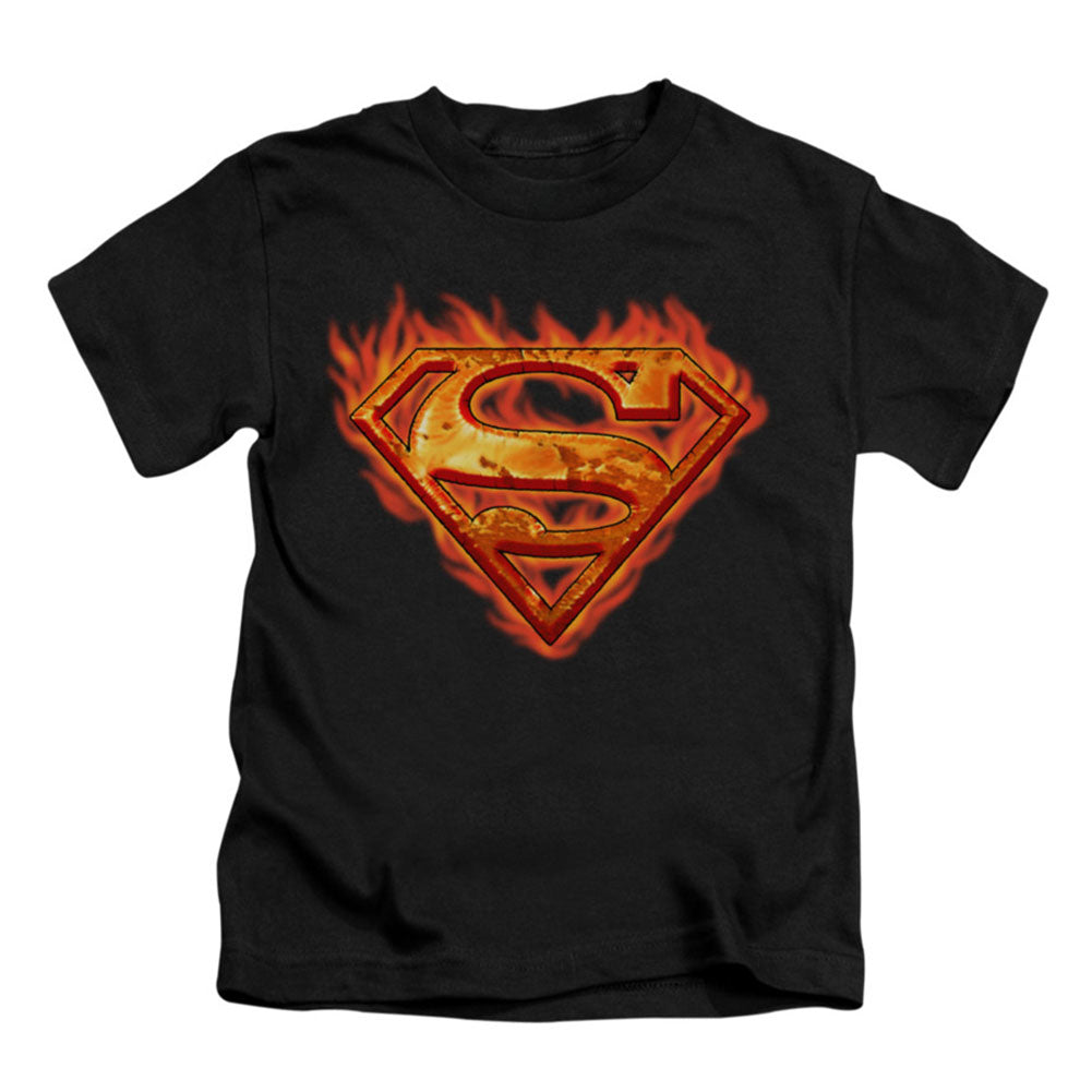 Superman Hot Metal Childrens T-shirt