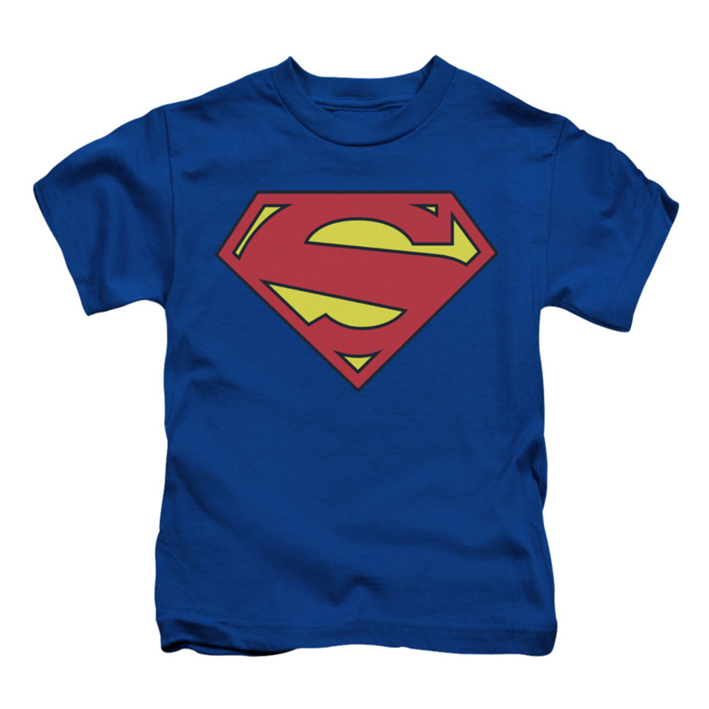 Superman New 52 Shield Childrens T-shirt Front