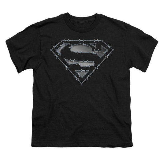 Superman Barbed Wire Youth T-shirt Front