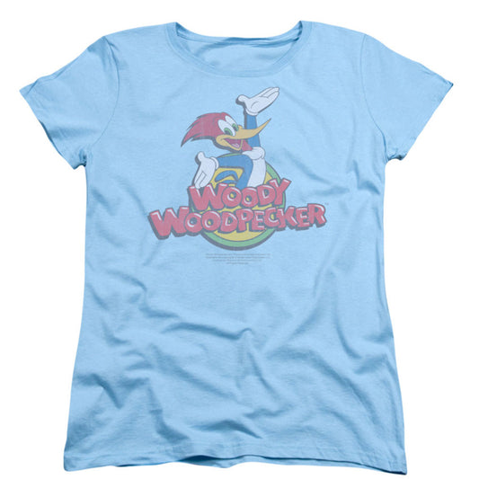 Woody Woodpecker Retro Fade Womens T-shirt Front