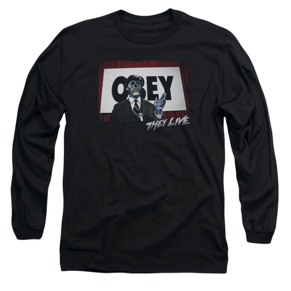 They Live Obey Long Sleeve Front