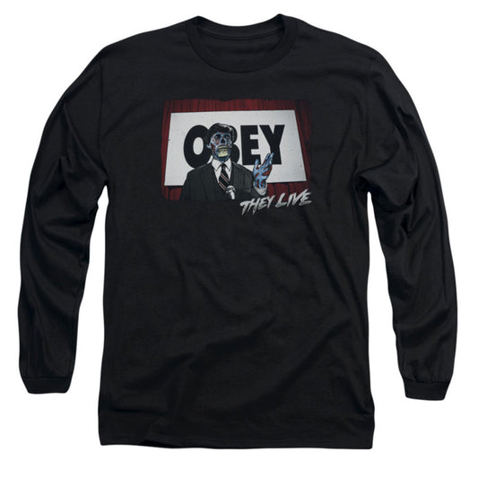 They Live Obey Long Sleeve Front