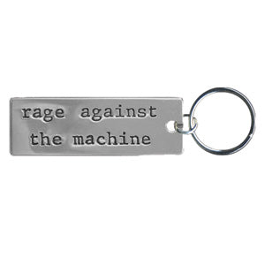 Rage Against The Machine Logo Metal Keychain Metal Key Chain