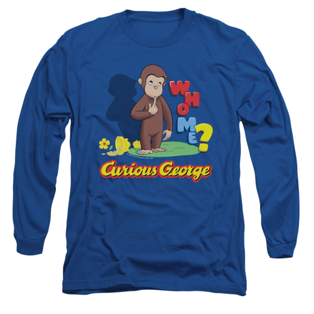 Curious George Who Me Long Sleeve