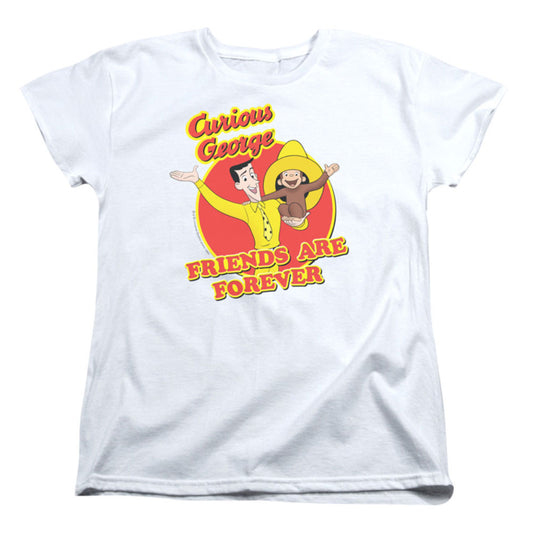Curious George Friends Womens T-shirt Front