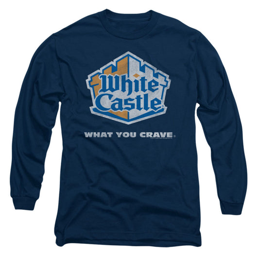 White Castle Distressed Logo Long Sleeve Front