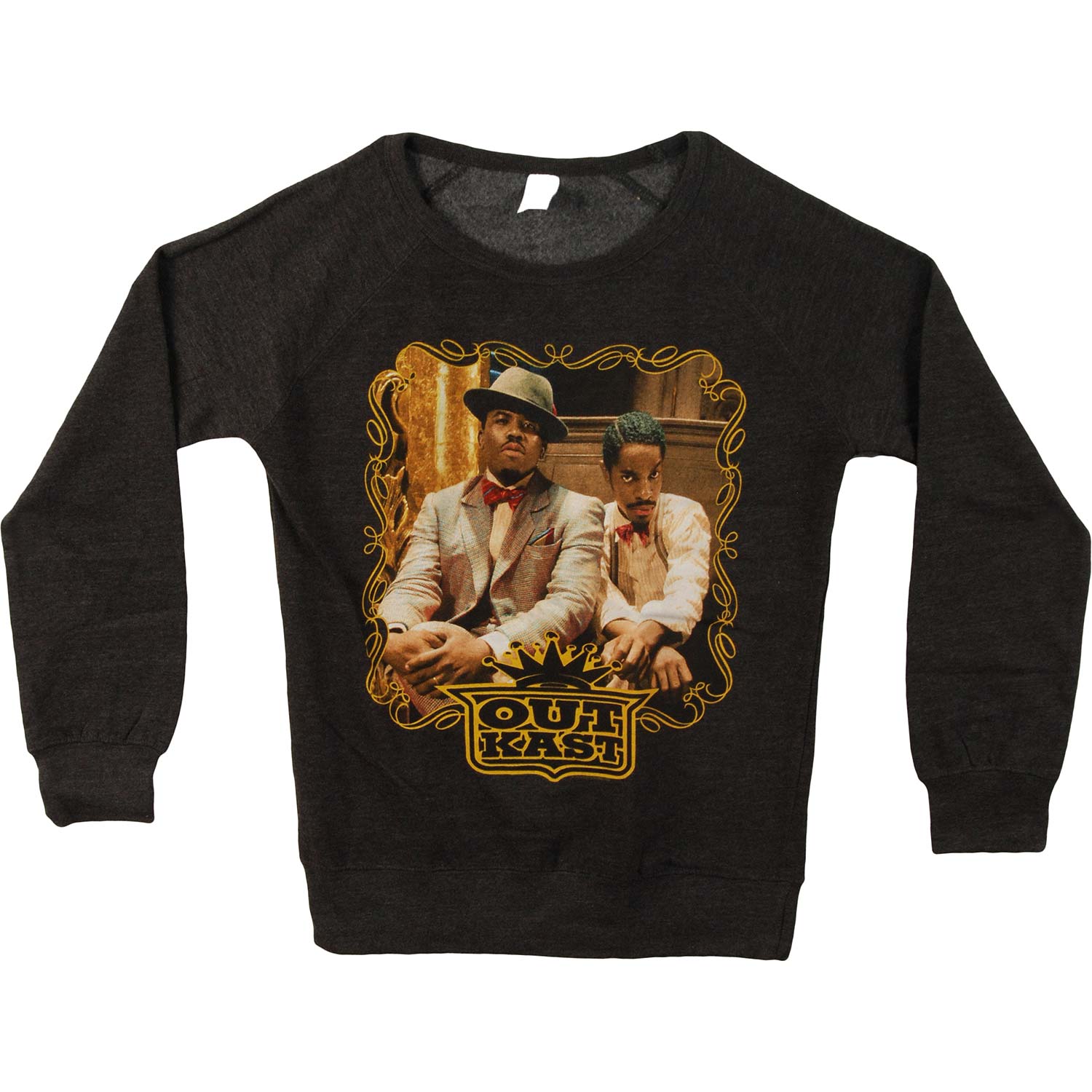 Outkast Photo L/S Raglan Jr Fleece Girls Jr Sweatshirt Front