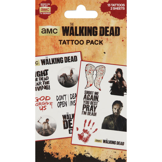 Walking Dead Characters Tattoo Front