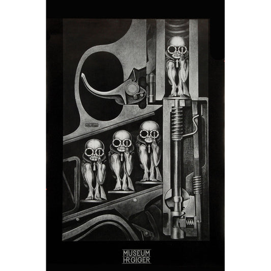 HR Giger Birth Machine Domestic Poster