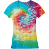 Stealie V-Neck V-Neck Tie-Dye Juniors Long Length Junior Top