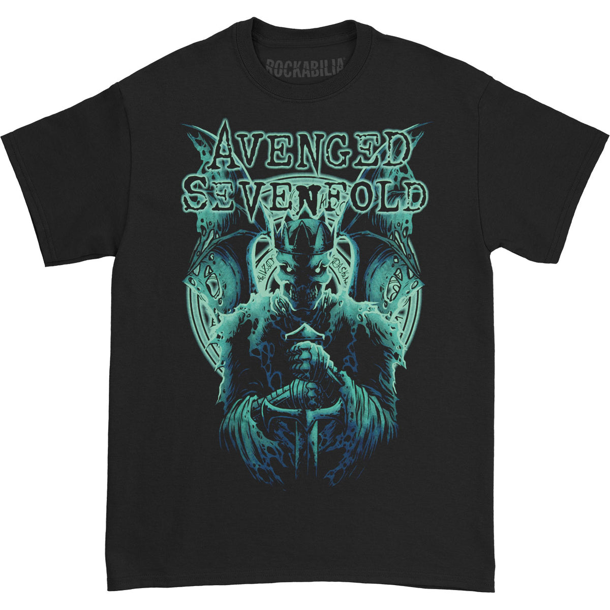 Avenged Sevenfold Knight T-shirt Front