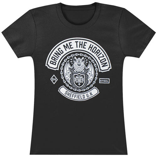 Bring Me The Horizon Bat Junior Baby Doll Junior Top Front