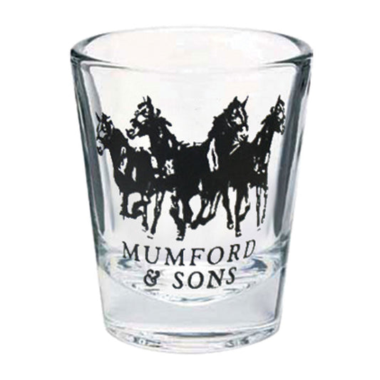 Mumford & Sons Horses Shot Glass