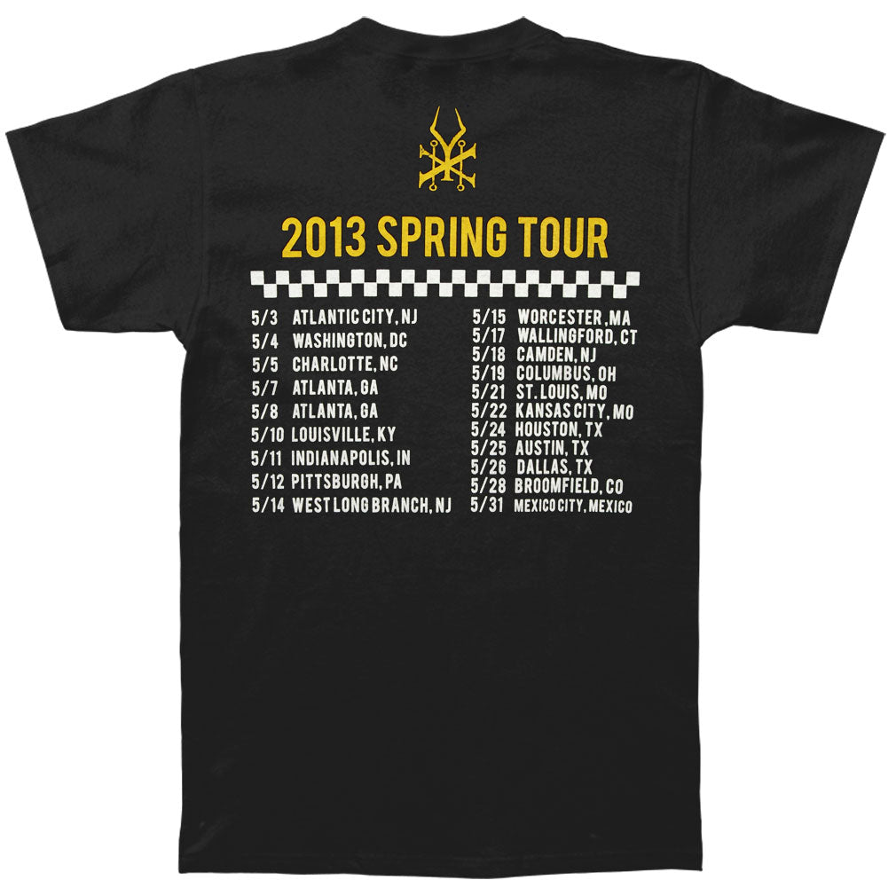 Soundgarden Spring 2013 Tour T-shirt Back