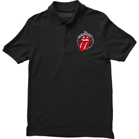 Rolling Stones Fifty Years Girls Jr Polo Shirt Front