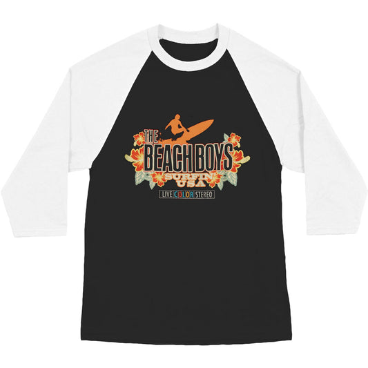 Beach Boys Live Color Vintage Baseball Jersey Front