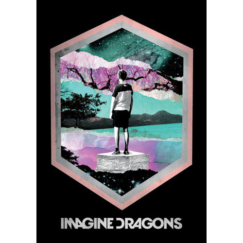 Imagine Dragons Framed Poster Flag Front