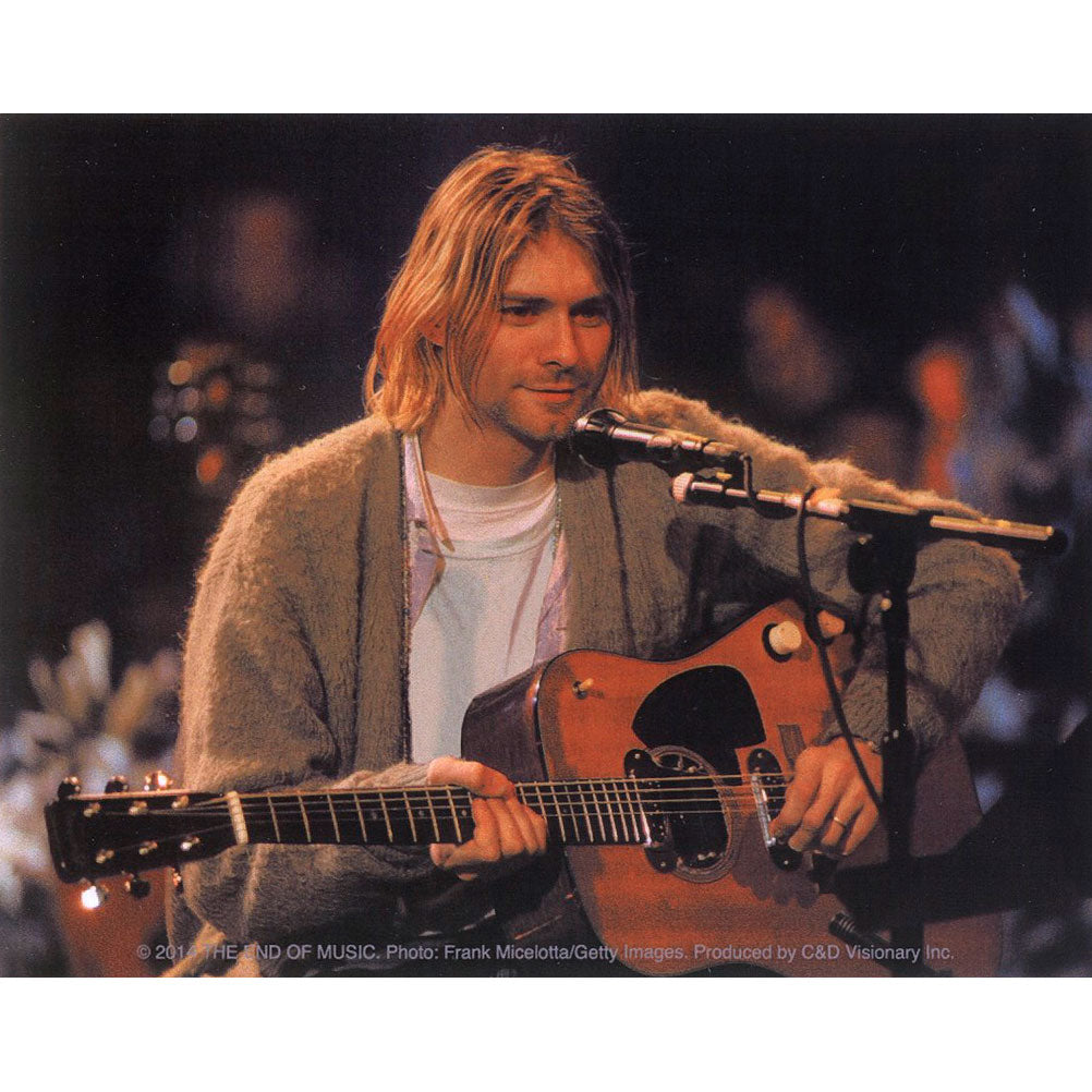 Nirvana Playing Sticker Front