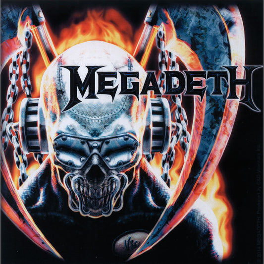 Megadeth Metal Skull Sticker Front
