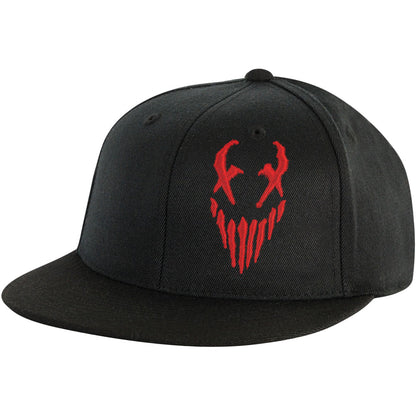 Mushroomhead X-Face Black/Red Snapback Hat Baseball Cap Front