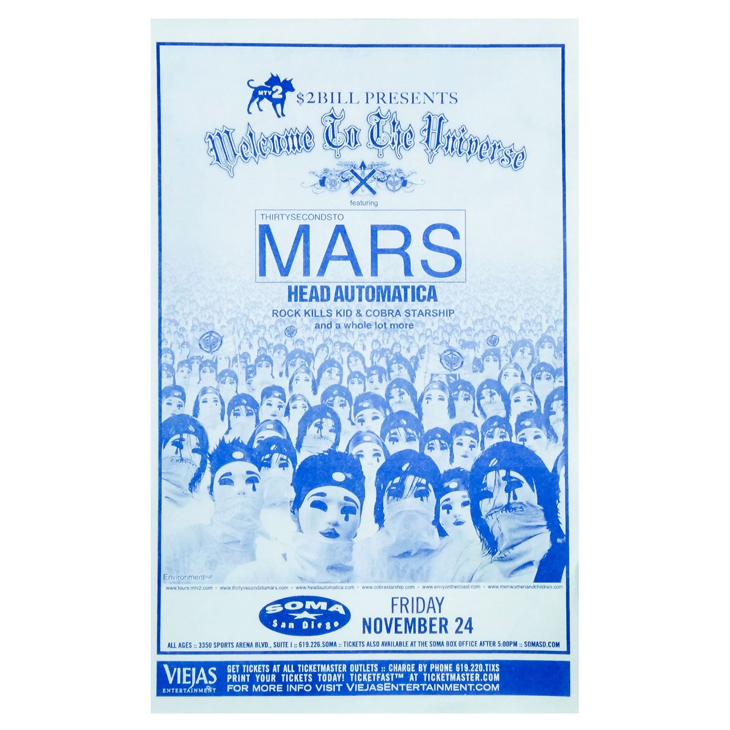 Mars Concert Promo Poster