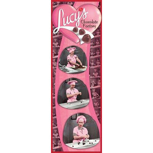 I Love Lucy Chocolate Slim Print Poster
