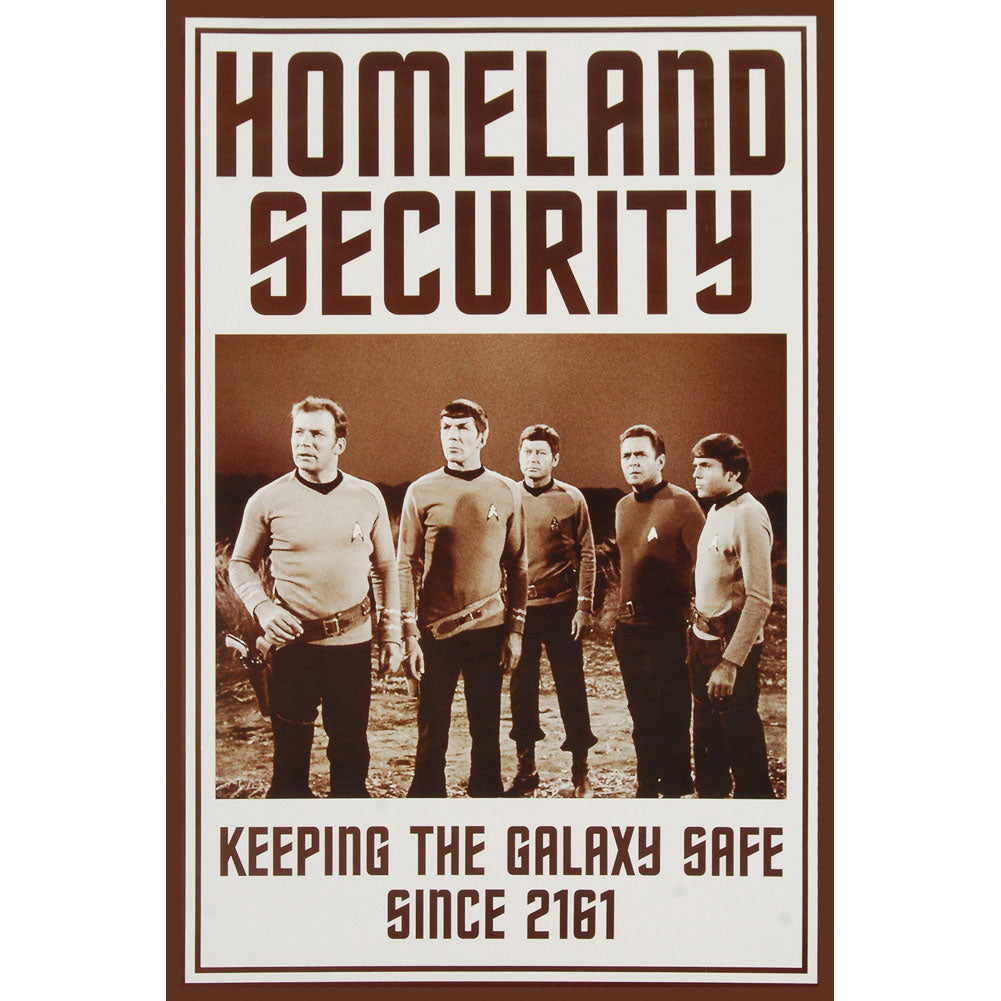 Star Trek Homeland Security Domestic Poster