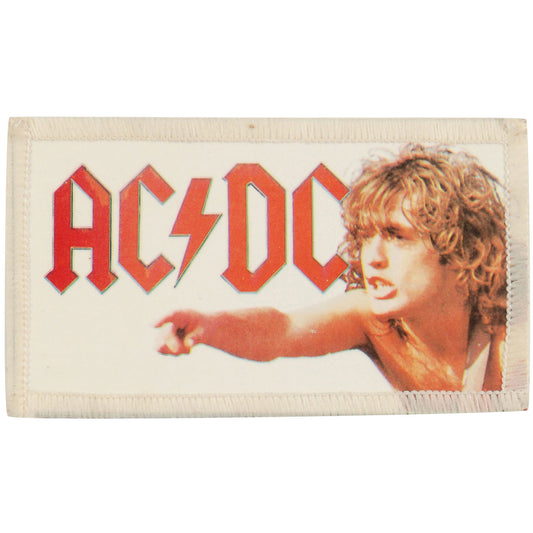 AC/DC Angus Pointing Photo Patch Front