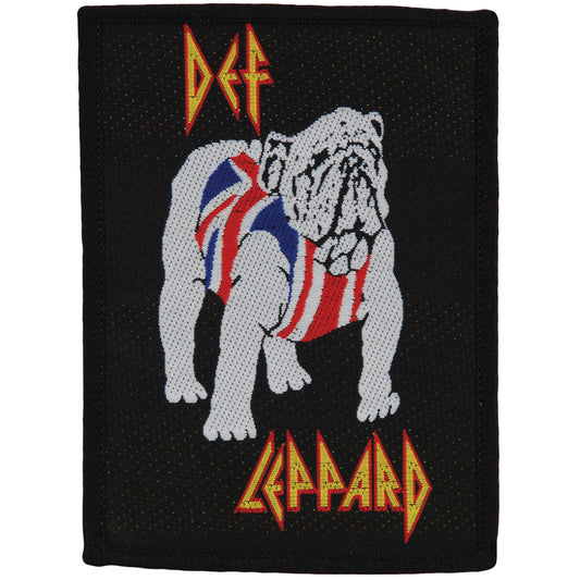 Def Leppard Bulldog Woven Patch