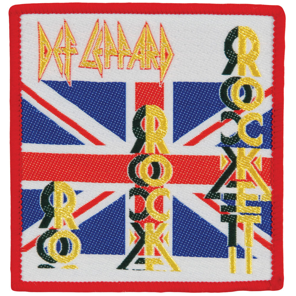 Def Leppard Rocket Woven Patch