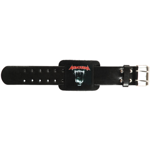 Airbourne Black Dog Barking Wristband Front